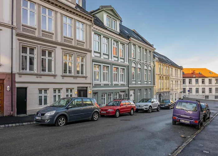 Modern 2nd-floor Luxury Apartmán Bergen